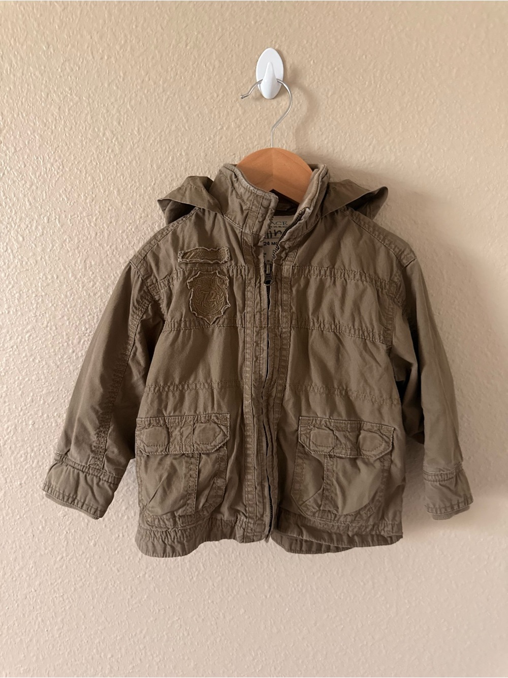 Place Kids Hooded Jacket - Olive